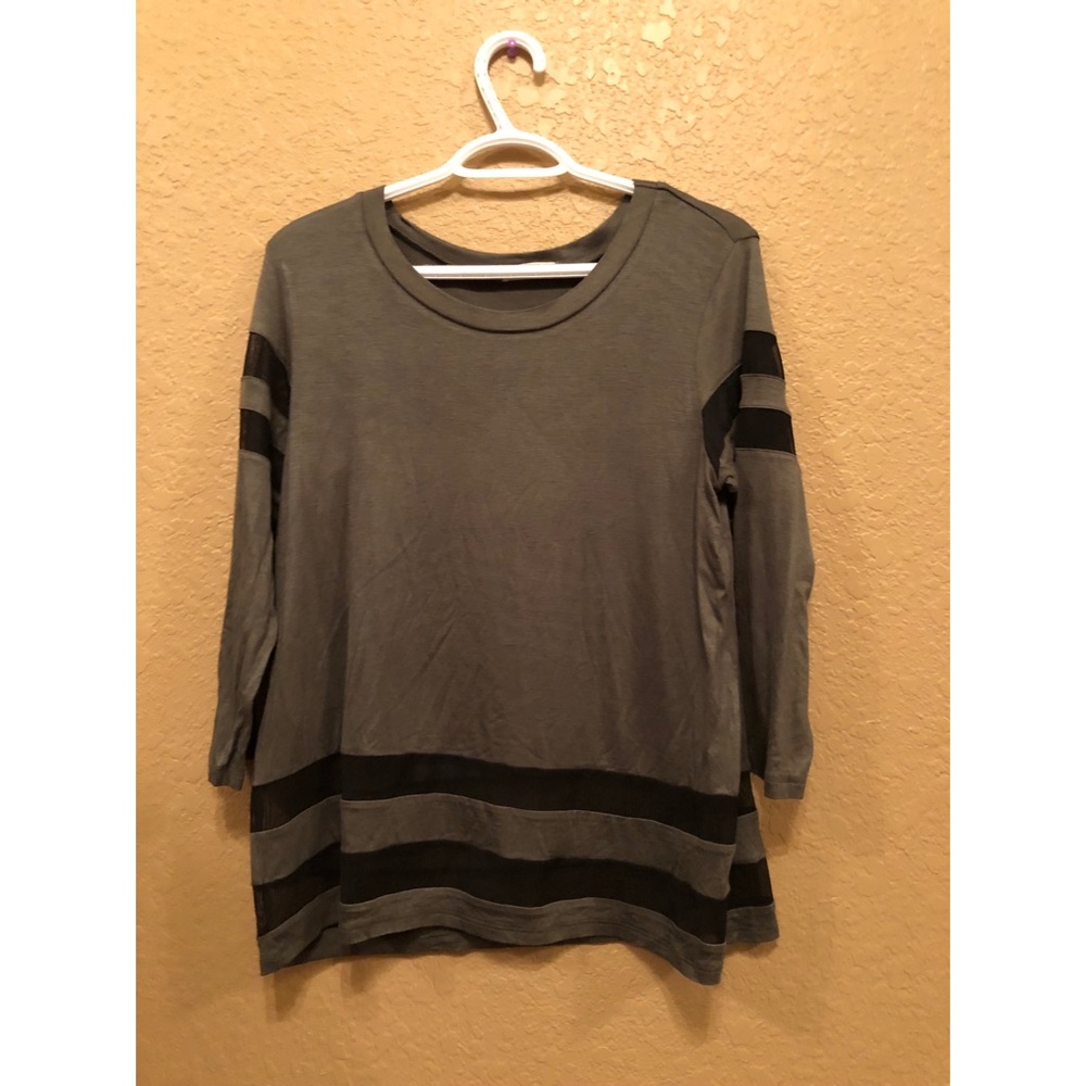 Dark Green Tee w/ Mesh